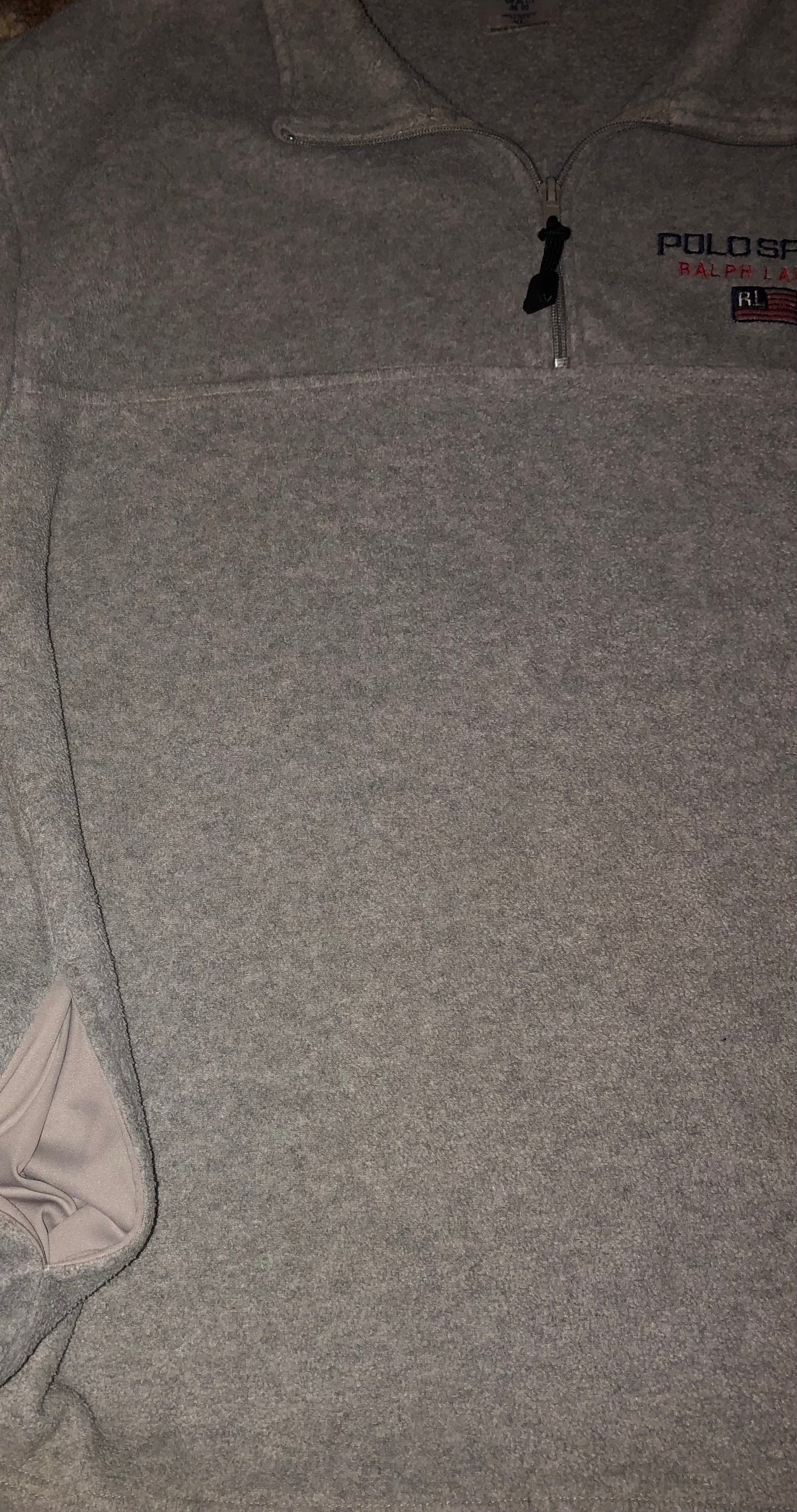 • Vintage Men’s Polo Ralph Lauren Quarter Zip Fleece