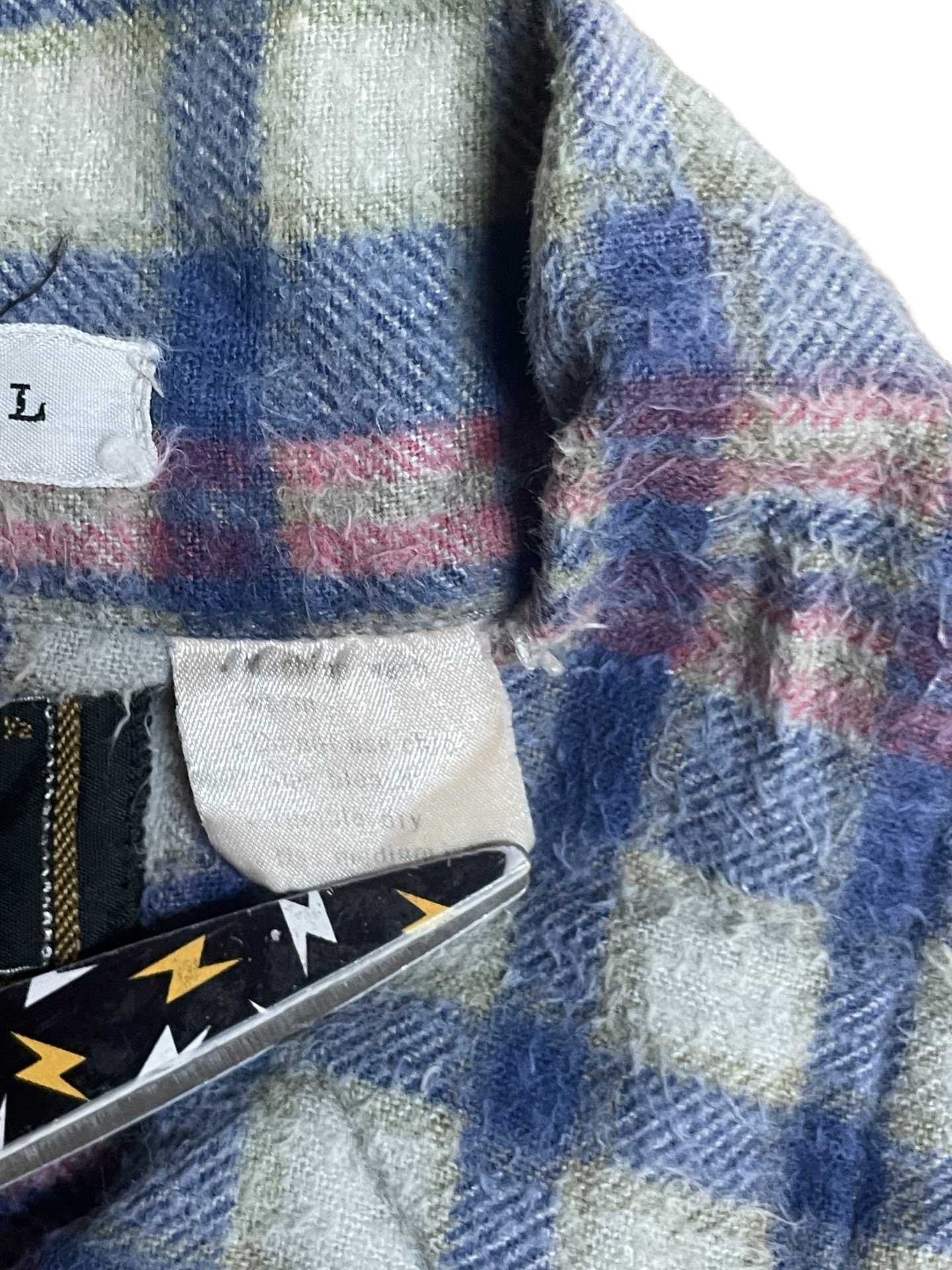 • 1970s Mens Campus Flannel Shirt