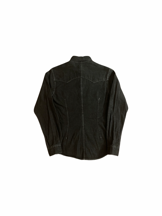 • 1990s Womens Polo Sport Pearl Snap Shirt